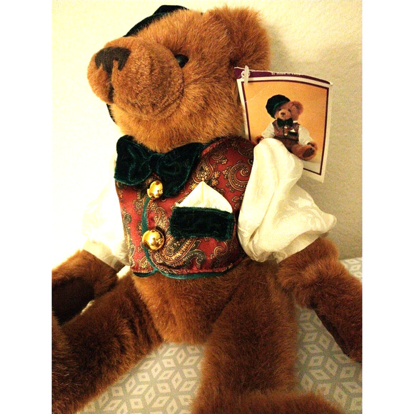 Vintage Fine Toy Company REALISTIC TEDDY BEAR Brown Stuffed Toy w original TAGS - Picture 9 of 14